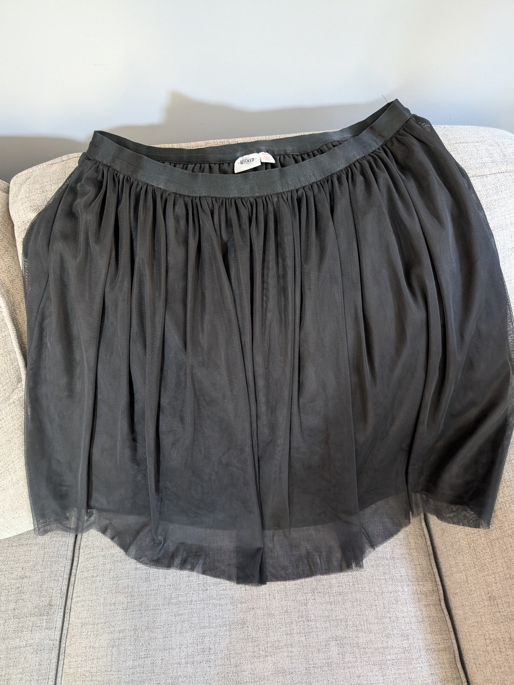 Black Pleated Tulle Skirt - Wicked Joe Fresh